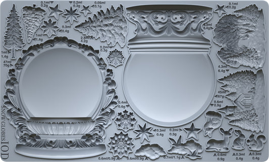 IOD Snow Globes Mould