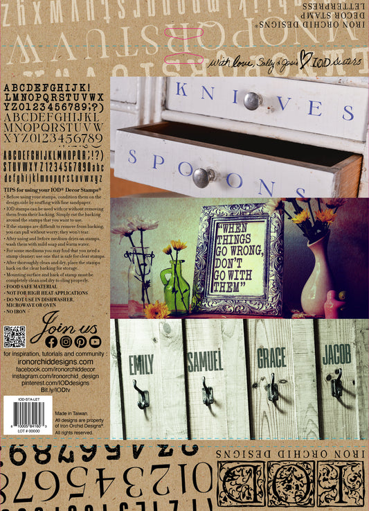 IOD Letterpress Stamp