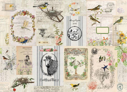 Roycycled Spring Masterboard Decoupage Paper