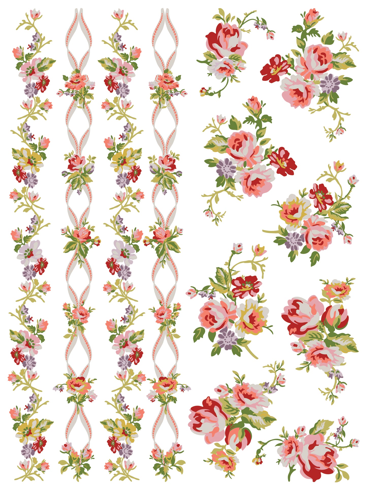 Ditsy Blooms Paint Inlay