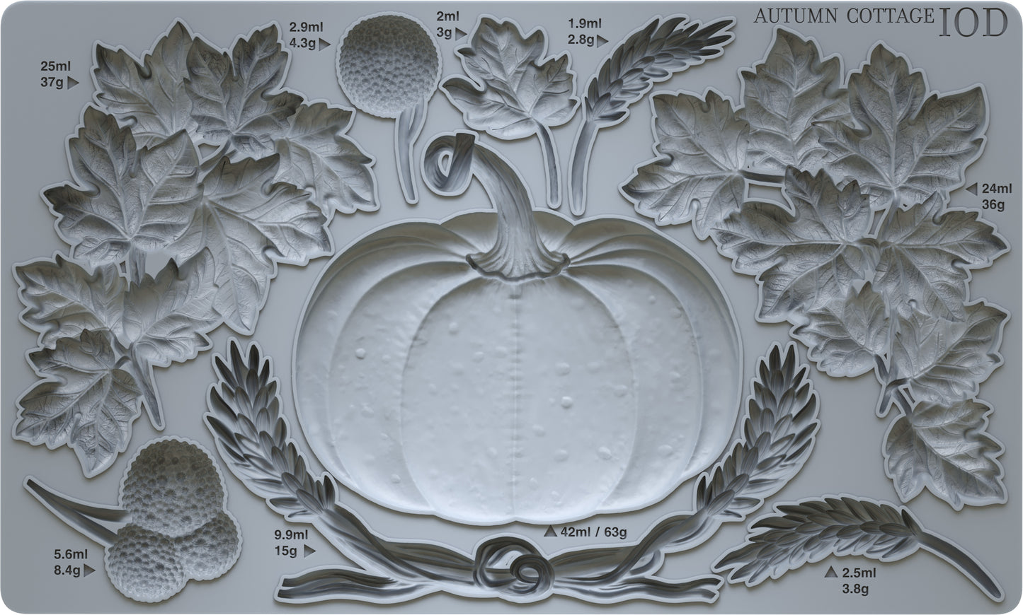 IOD Autumn Cottage Mould *Retired*
