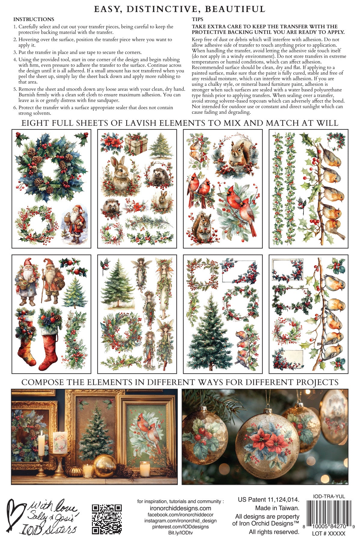 IOD Yuletide Transfer *Retired*