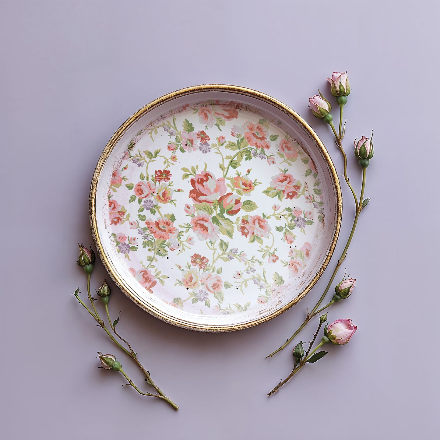 Ditsy Blooms Paint Inlay